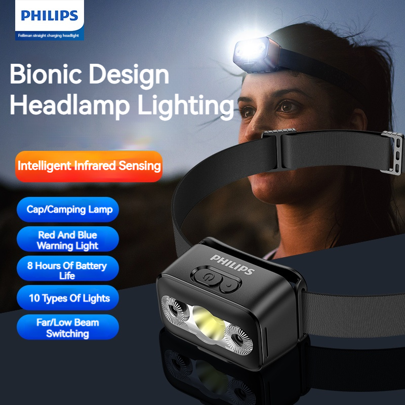 Outdoor Lighting With Sensor - Philips led farol sensor cabeça lanterna