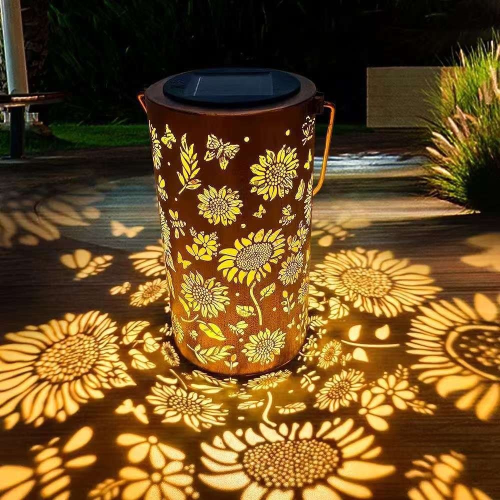 Outdoor Lighting Patio - Luz de girassol e sombra, luz