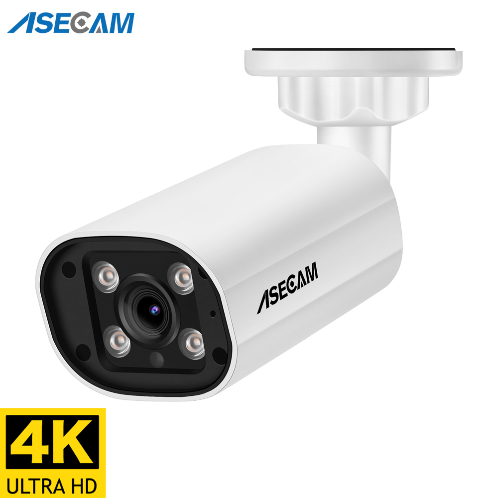 Outdoor Lighting Mains Powered - ASECAM 8MP 4K POE Câmera de