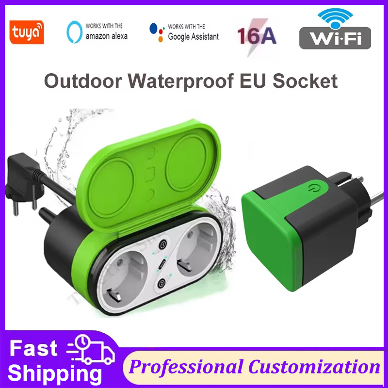 Outdoor Lighting Timer - Tomada Inteligente Externa Tuya EU 16A