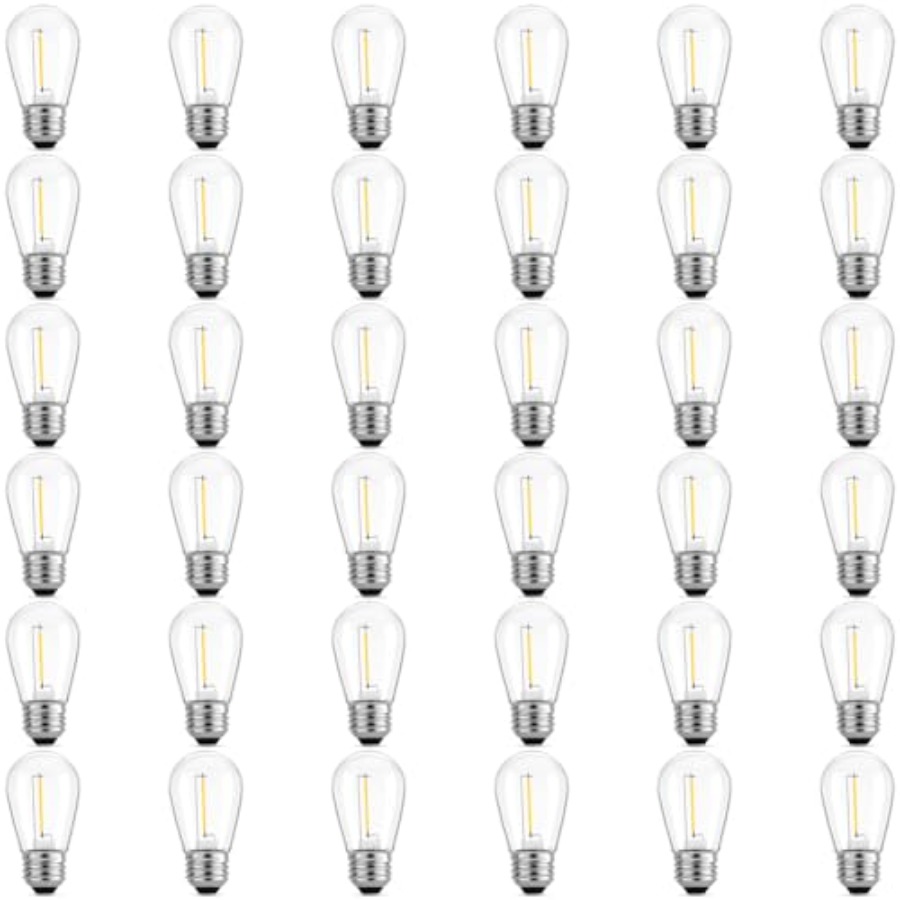 Outdoor Lighting Patio - Pacote com 36 Lâmpadas LED S14