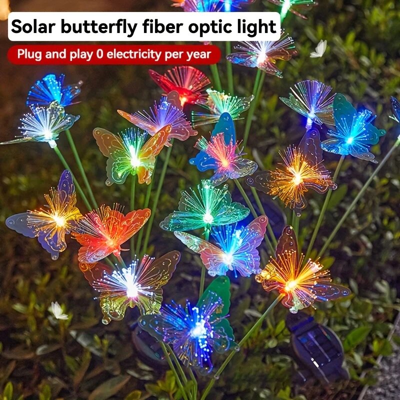 Outdoor Lighting Yard Ideas - 1pc 6-head led luzes de borboleta