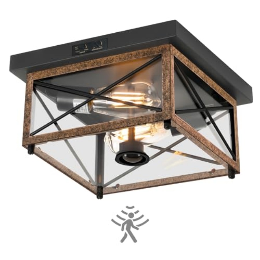 Outdoor Lighting With Sensor - Luminária de Teto Externa com Sensor