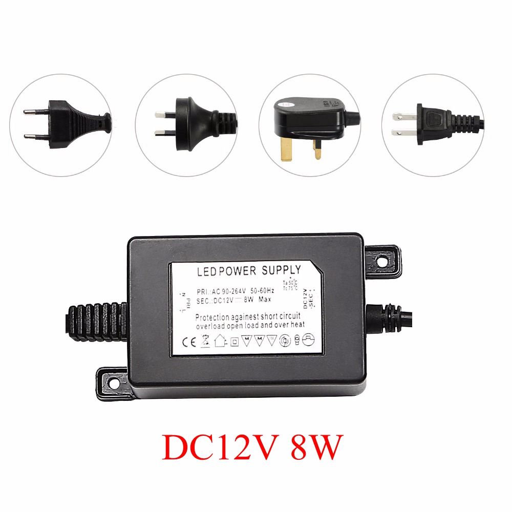 Outdoor Lighting Uk - Fonte de Alimentação DC12V 8W à