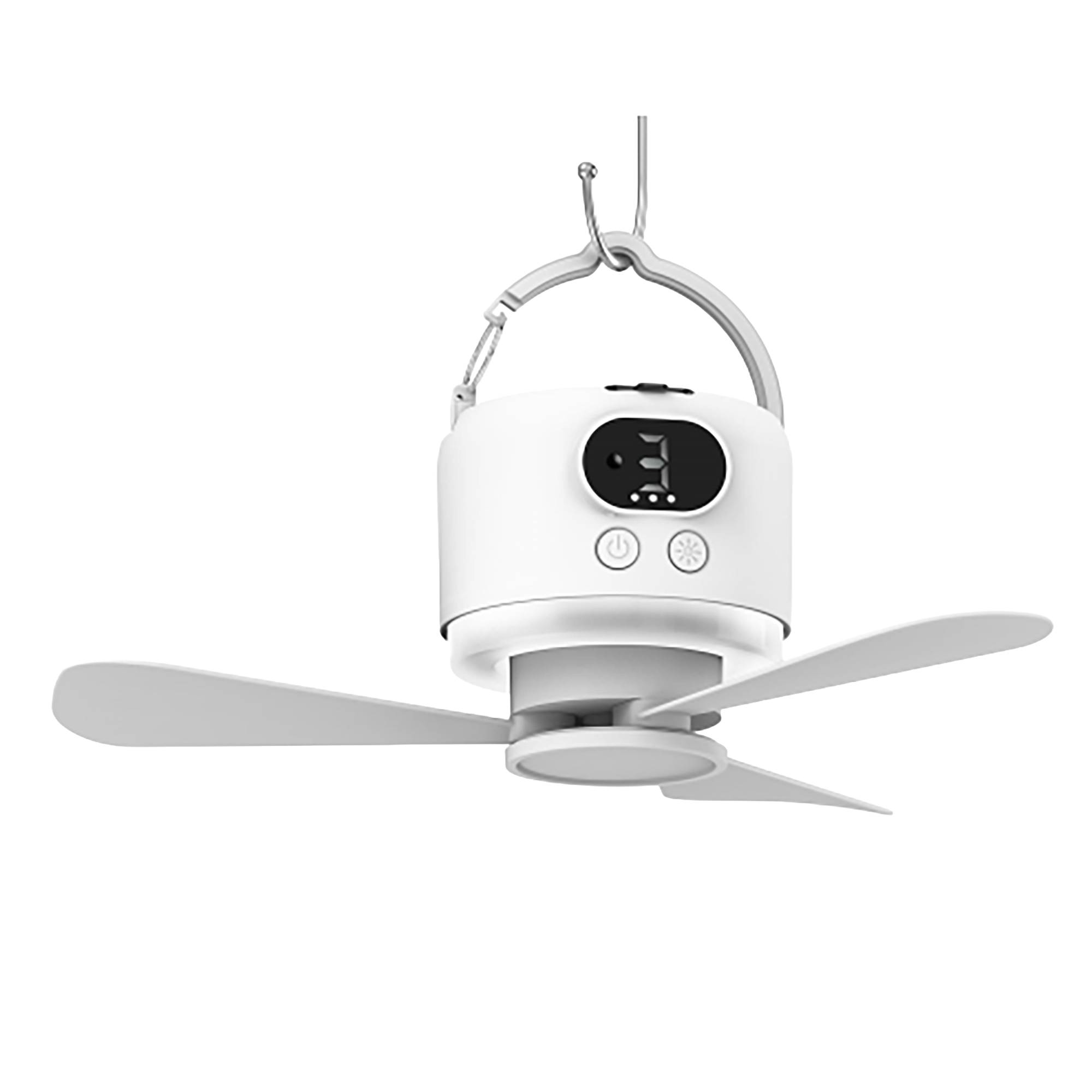 Outdoor Lighting Timer - Ventilador de Teto Portátil Recarregável de