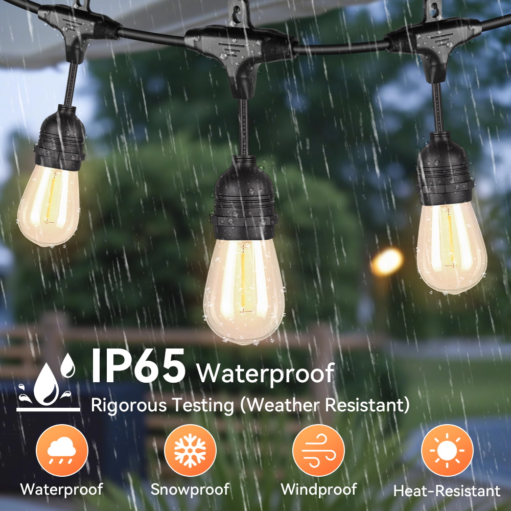 Outdoor Lighting Uk - E27 luzes de corda ao ar