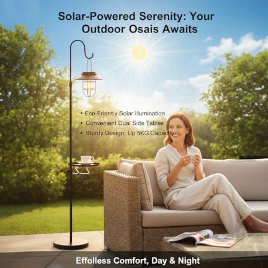 Luminária Solar de Chão com Me - Outdoor Lighting Patio avaliação e preço