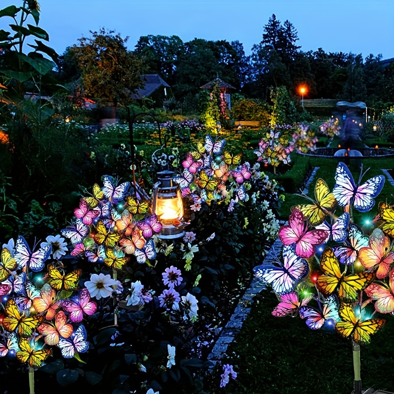 Solar led borboleta luzes do j - Halo Outdoor Lighting avaliação e preço