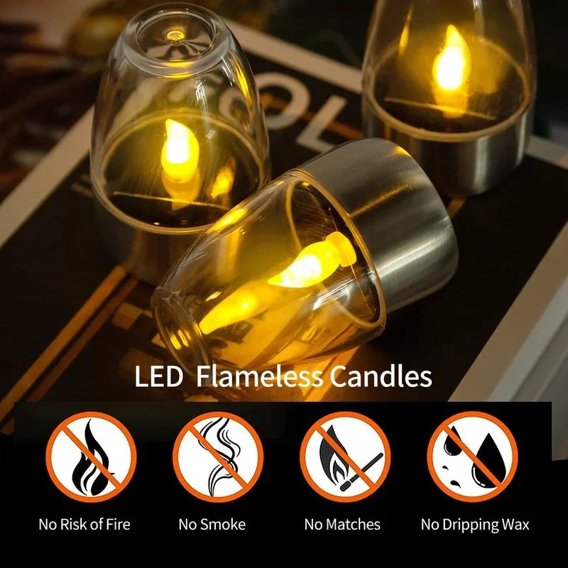 Velas sem chama movidas a ener - Halo Outdoor Lighting avaliação e preço