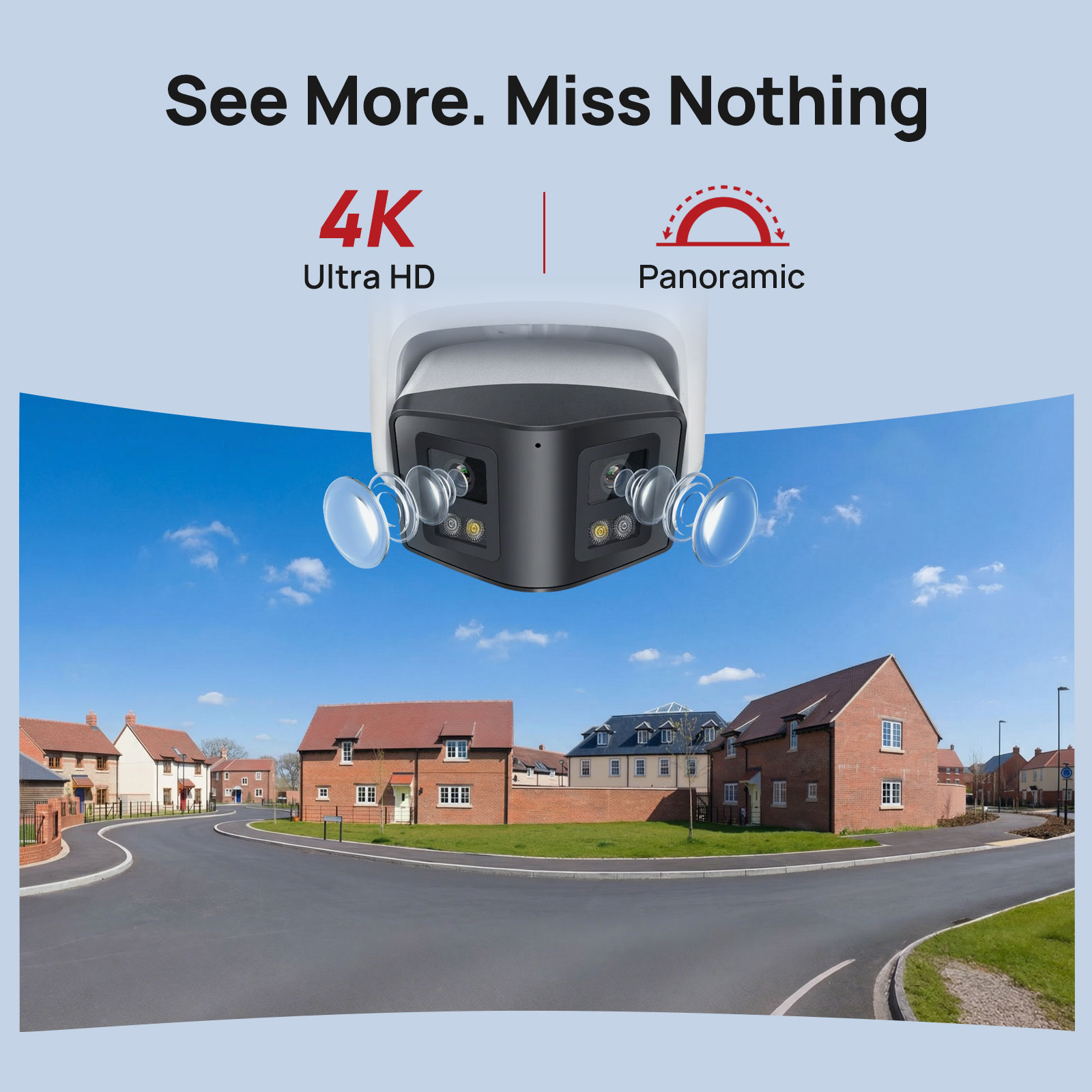 Câmera IP Panorâmica Inteligen - Outdoor Lighting Mains Powered avaliação e preço