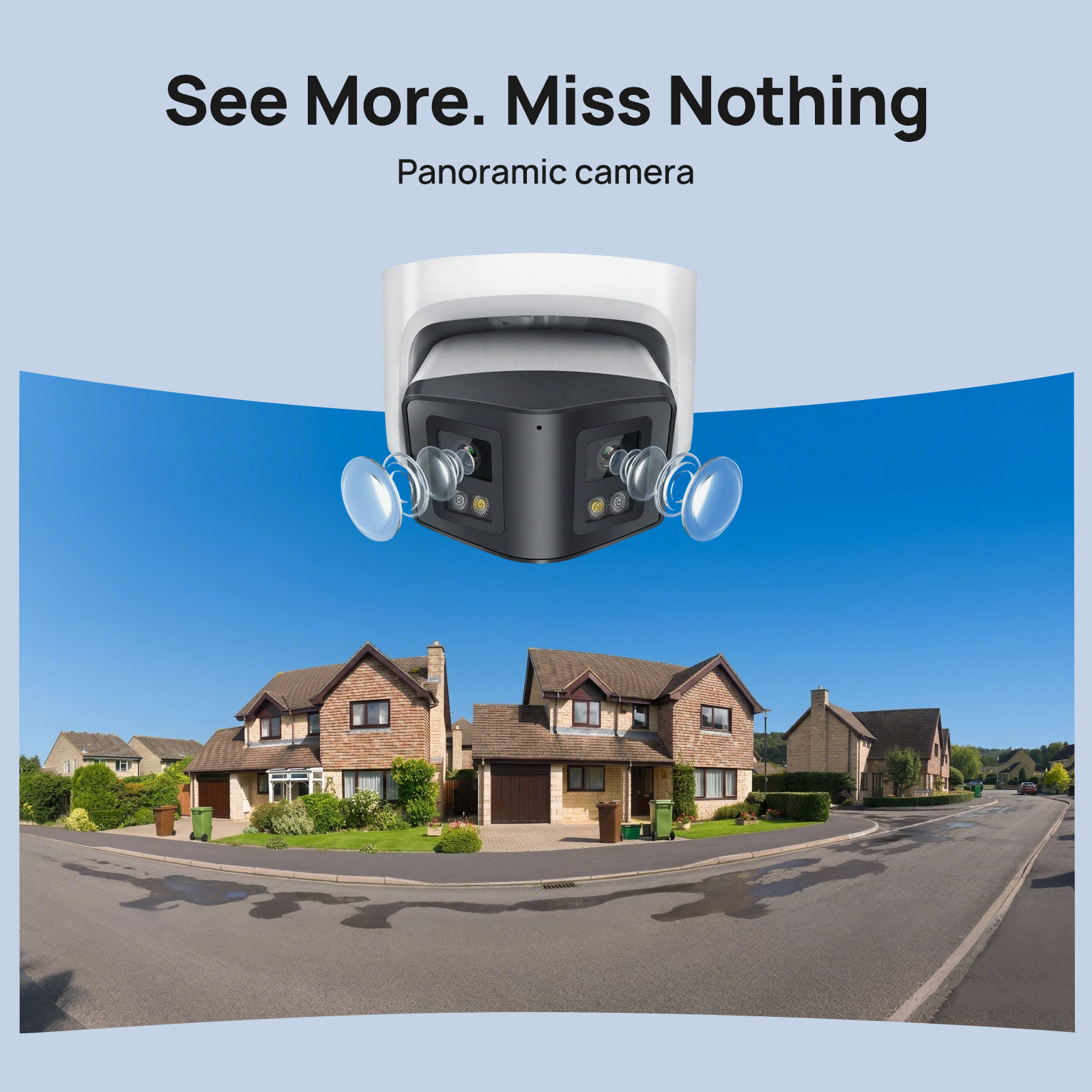 Câmera IP panorâmica inteligen - Outdoor Lighting Mains Powered avaliação e preço