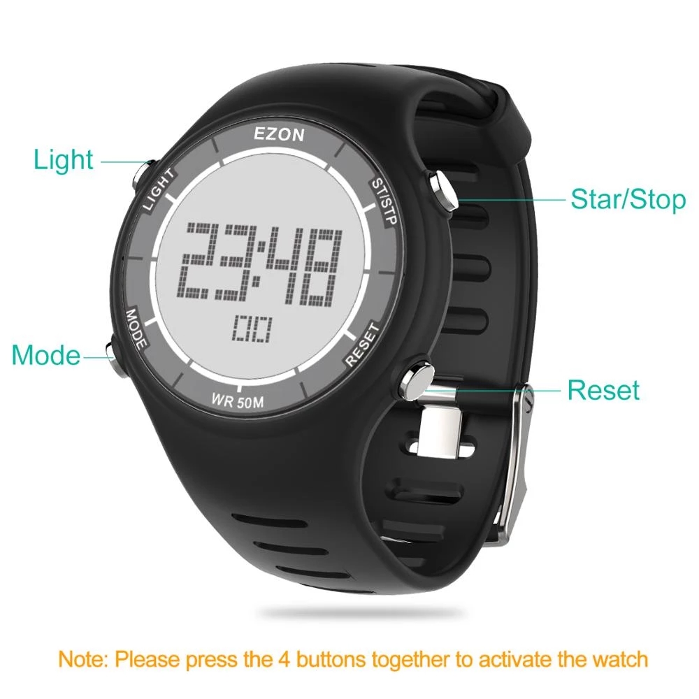 Ezon nova moda mulher relógio  - Outdoor Lighting Timer avaliação e preço