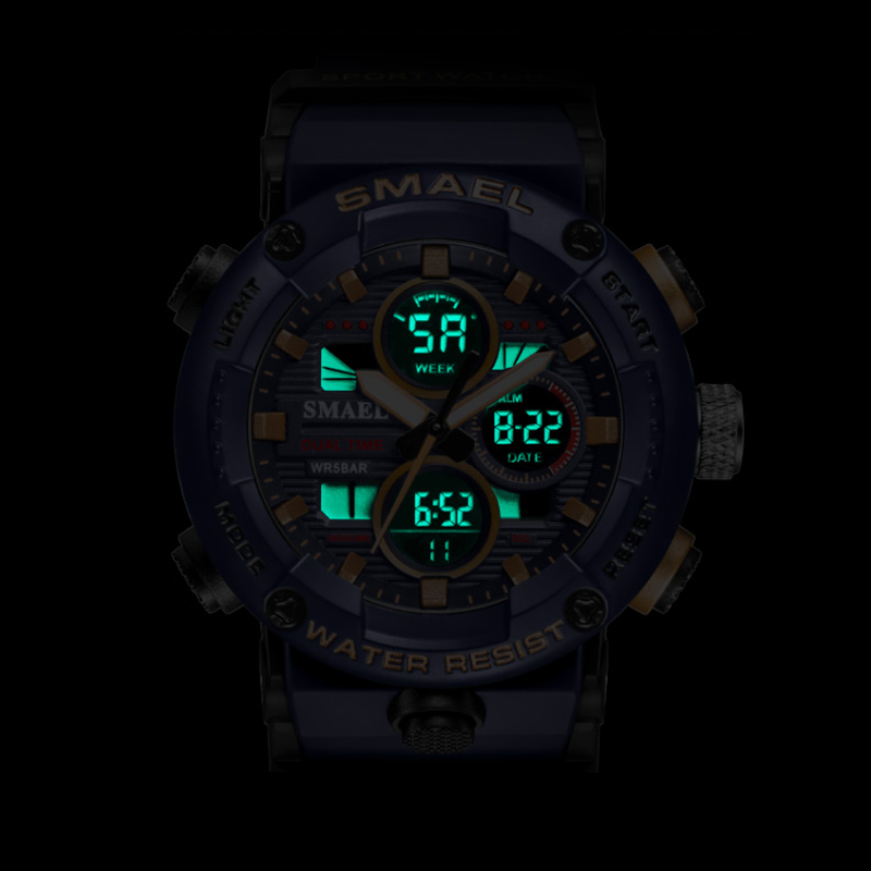 SMAEL-Relógio masculino do esp - Outdoor Lighting Timer avaliação e preço