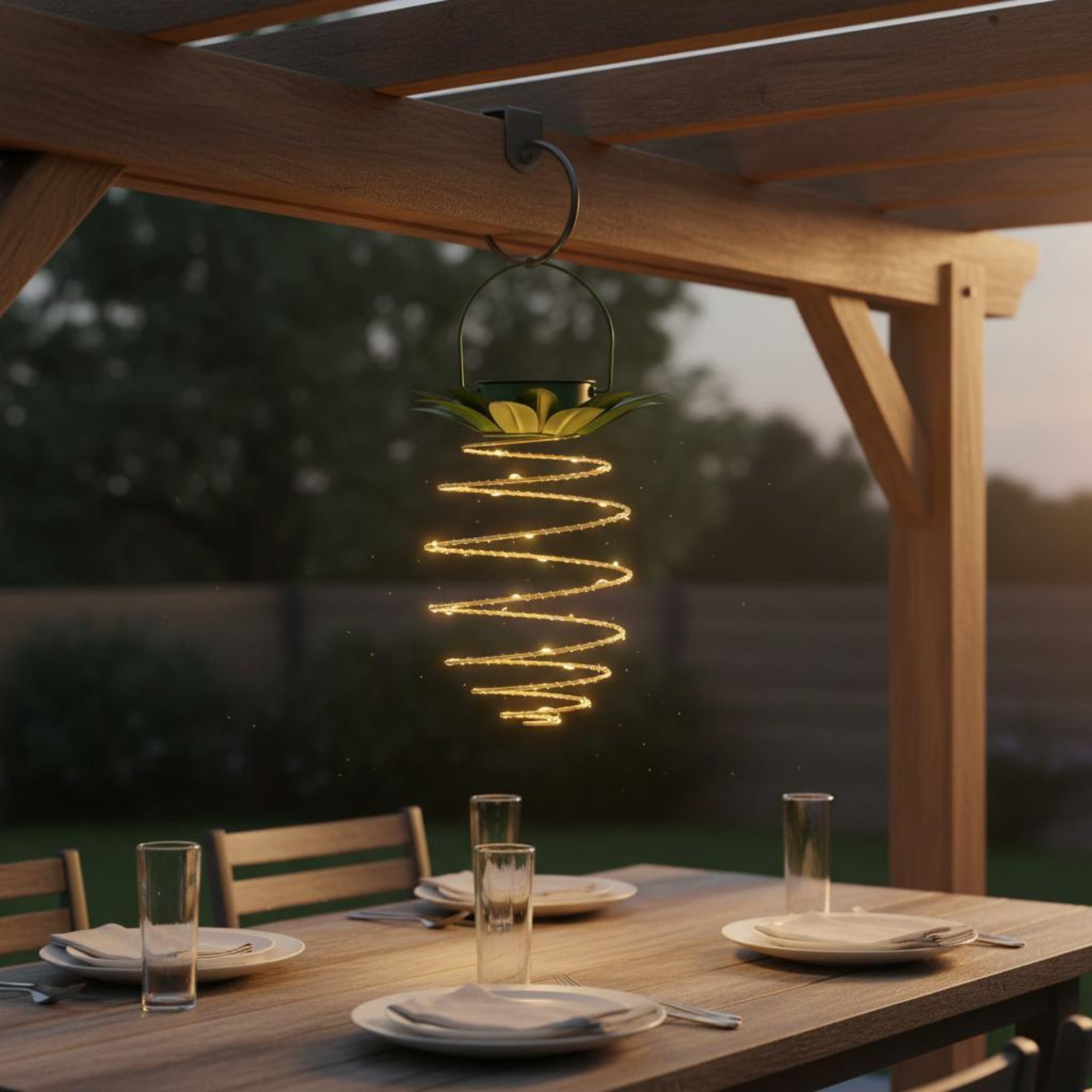Lâmpada solar em formato de ab - Outdoor Lighting Patio avaliação e preço