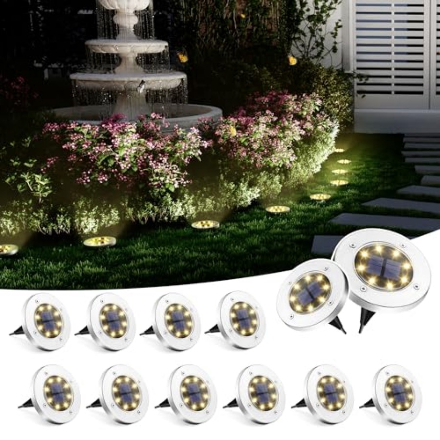 Luzes Solares de Solo, Luzes S - Outdoor Lighting Patio avaliação e preço